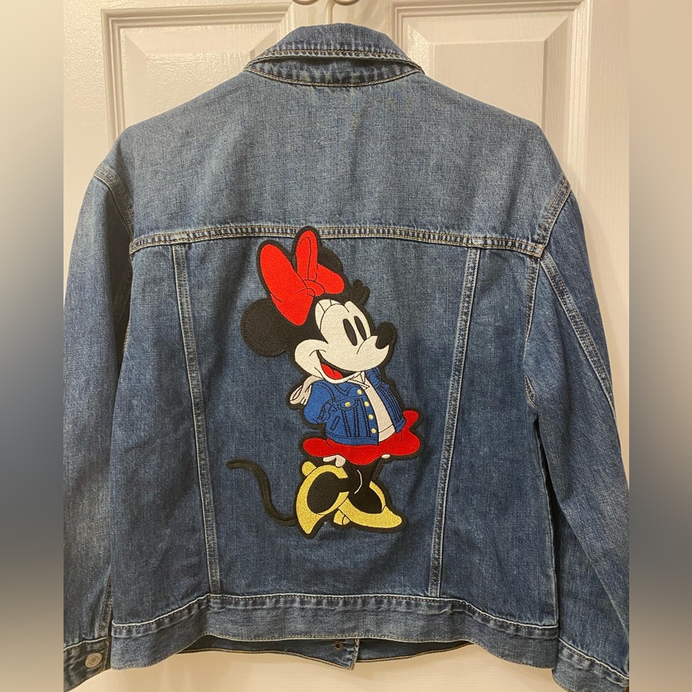 Disney Kids Blue Denim Jacket with Minnie Mouse Design